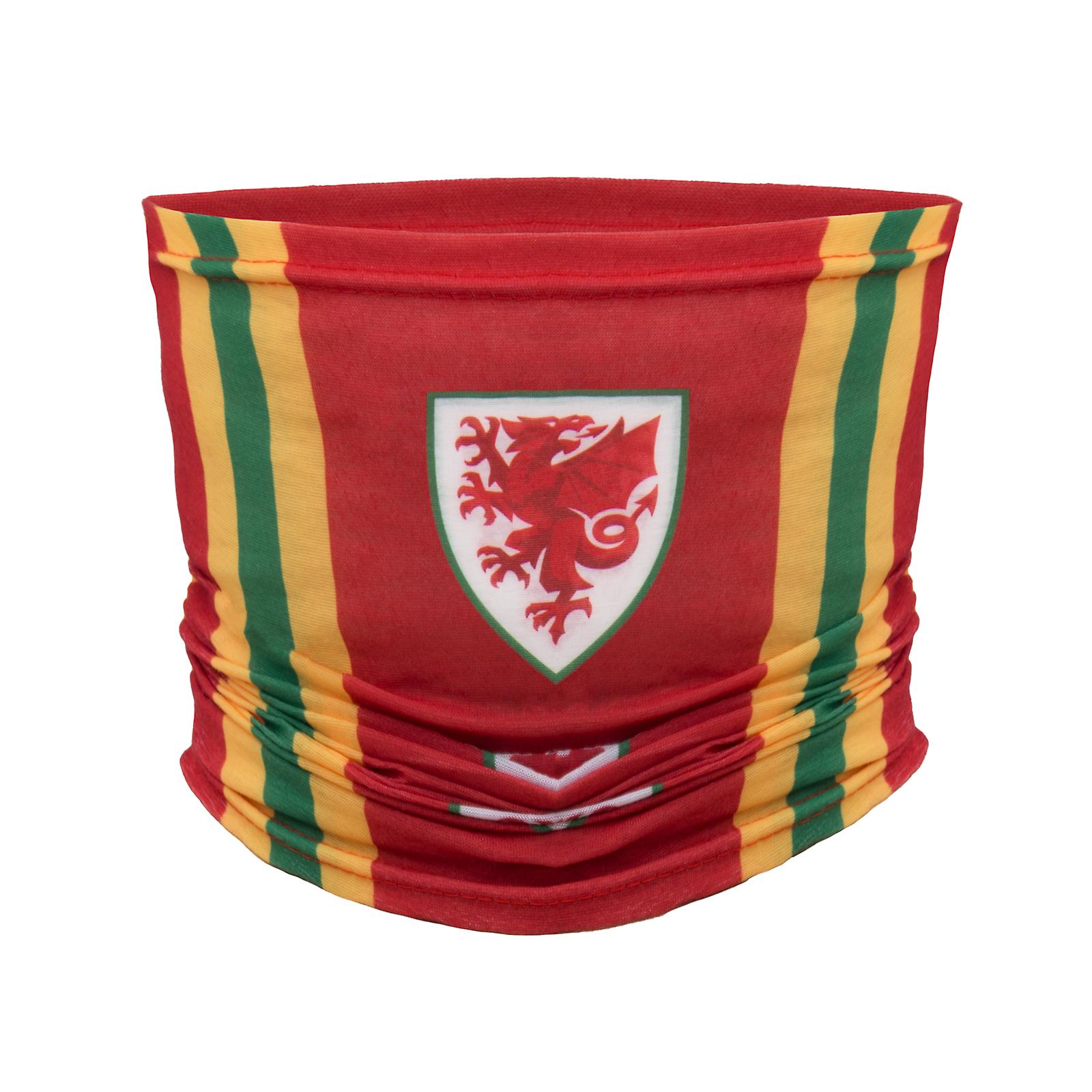 FA Wales Snood Retro Bar Official FAW Football Gift
