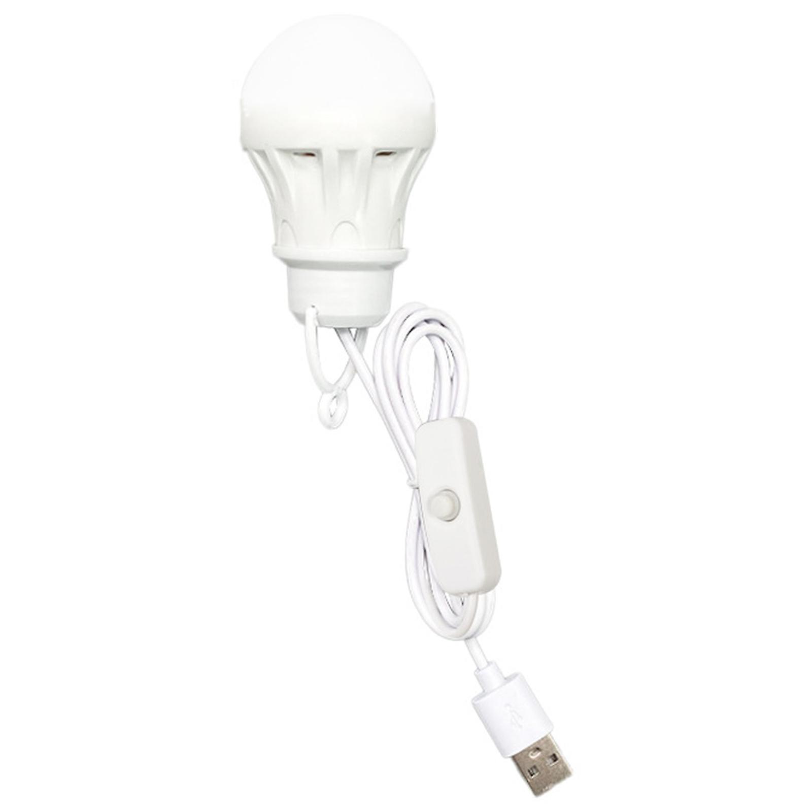 3W Lantern Portable Camping Lamp Mini Bulb 5V LED USB Power Book Reading Light