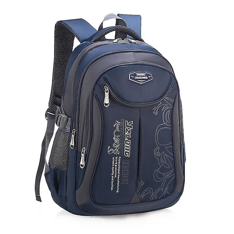 Primary School Children Unisex Backpack High Capacity Adjustable Shoulder Strap Schoolbag
