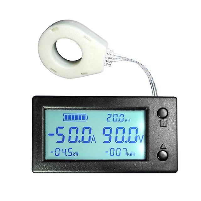 50A 100a 200a 400a Stn Lcd Hall Coulomb Meter Counter Voltage Current Capacity Power Indicator Display Ebike Car Isolation