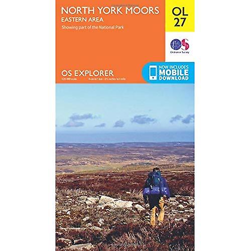 OS Explorer OL27 North York Moors - Eastern area (OS Explorer Map)