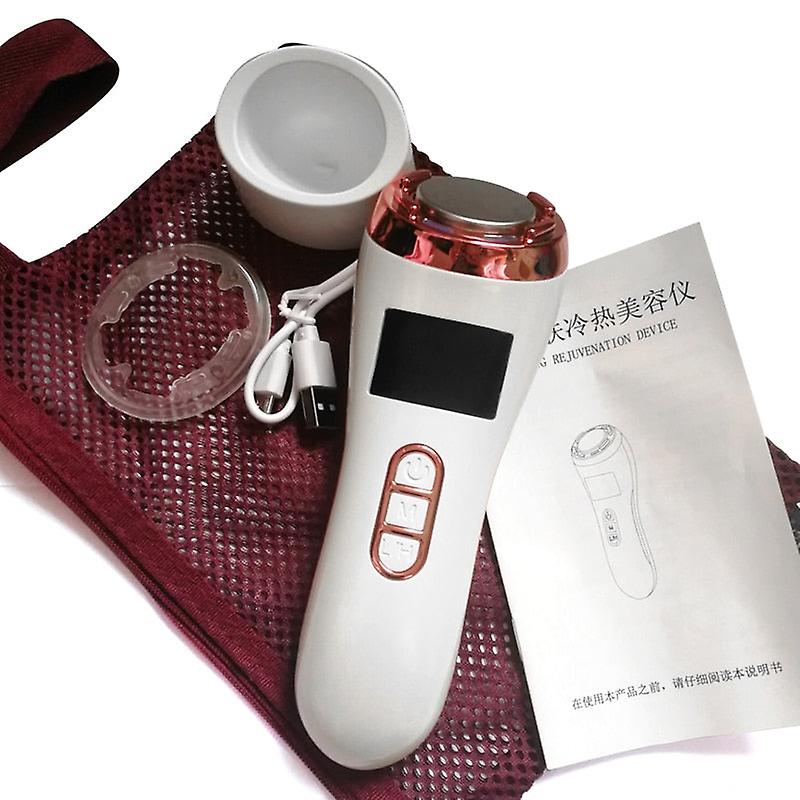 7-i-1 ansiktsskjønnhet ems mesoterapi elektroporasjon rf radiofrekvens ledet foton hudoppstramming foryngelse ansiktsmassasjeløft