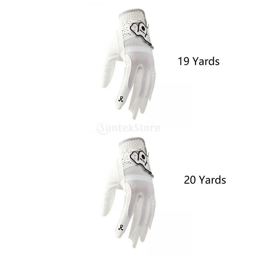 2x Men's Woman Golf Glove Left Hand Player Micro Soft Fiber Comfortable