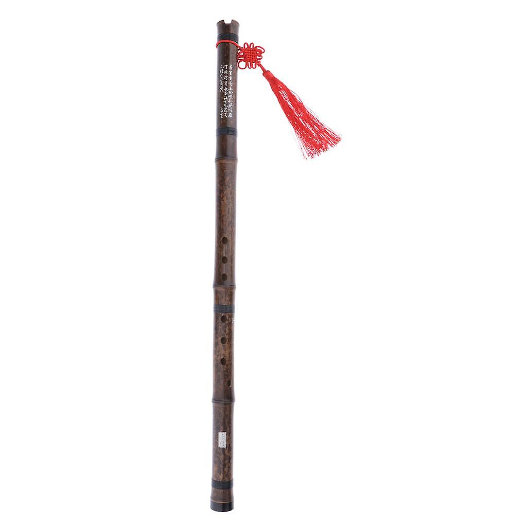 8 Holes Chinese Bamboo Flute Xiao Woodwind Instrument F Key Left Hand