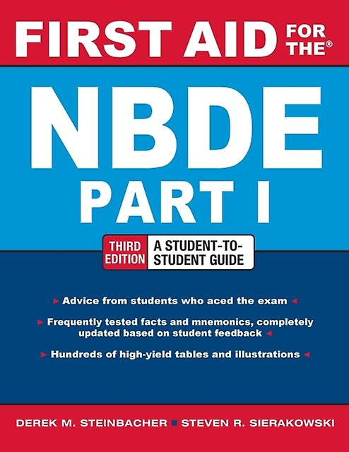 First Aid For The Nbde Part 1 Third Edition by Steven Sierakowski Paperback