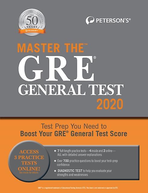 Master The Gre General Test 2020 by Petersons Paperback