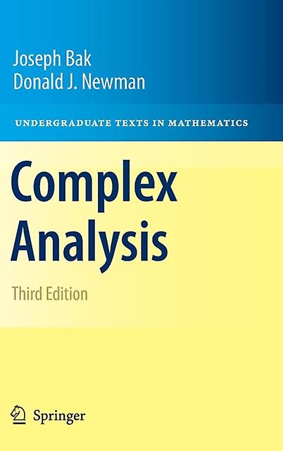 Complex Analysis by Joseph Bak Paperback Book