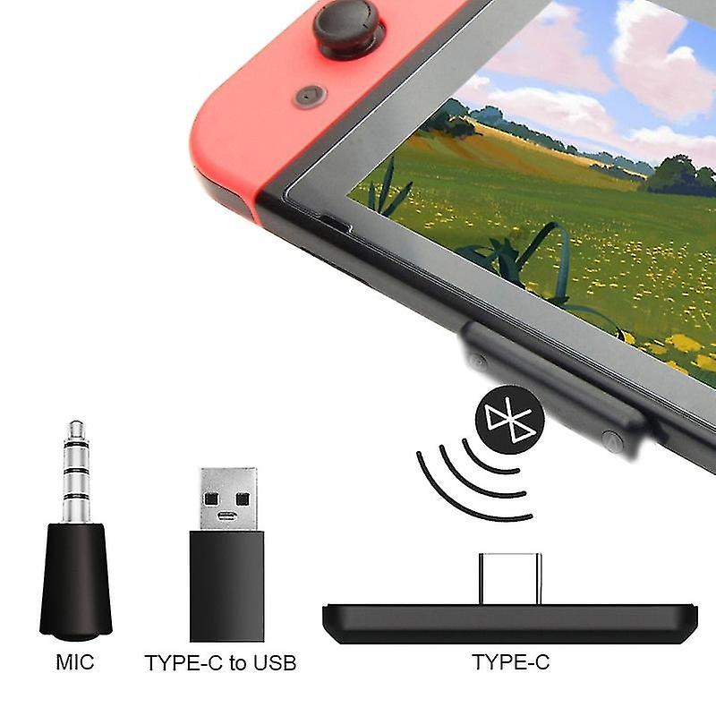 Draadloze Usb / type-c Bluetooth5.0 Adapter voor Nintendo Switch Audio Receiver Zender Voor Ps4/pc Console Converter Portable