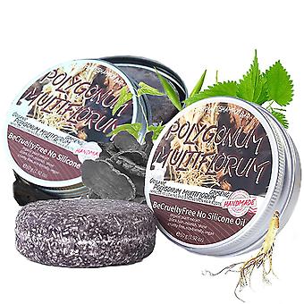Hair Darkening Shampoo Bar, Shouwu Darkening Shampoo Bar, Deeply Cleanses The Hair And Scalp