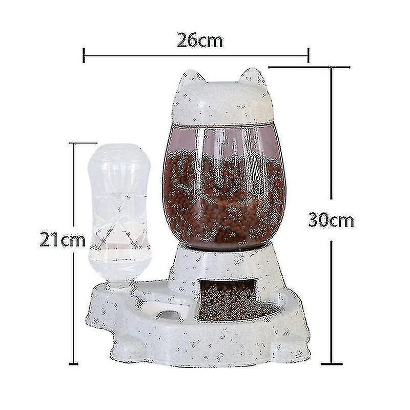 Drinking Feeder Bowl Water Feeding Automatic Dogs 2.2l
