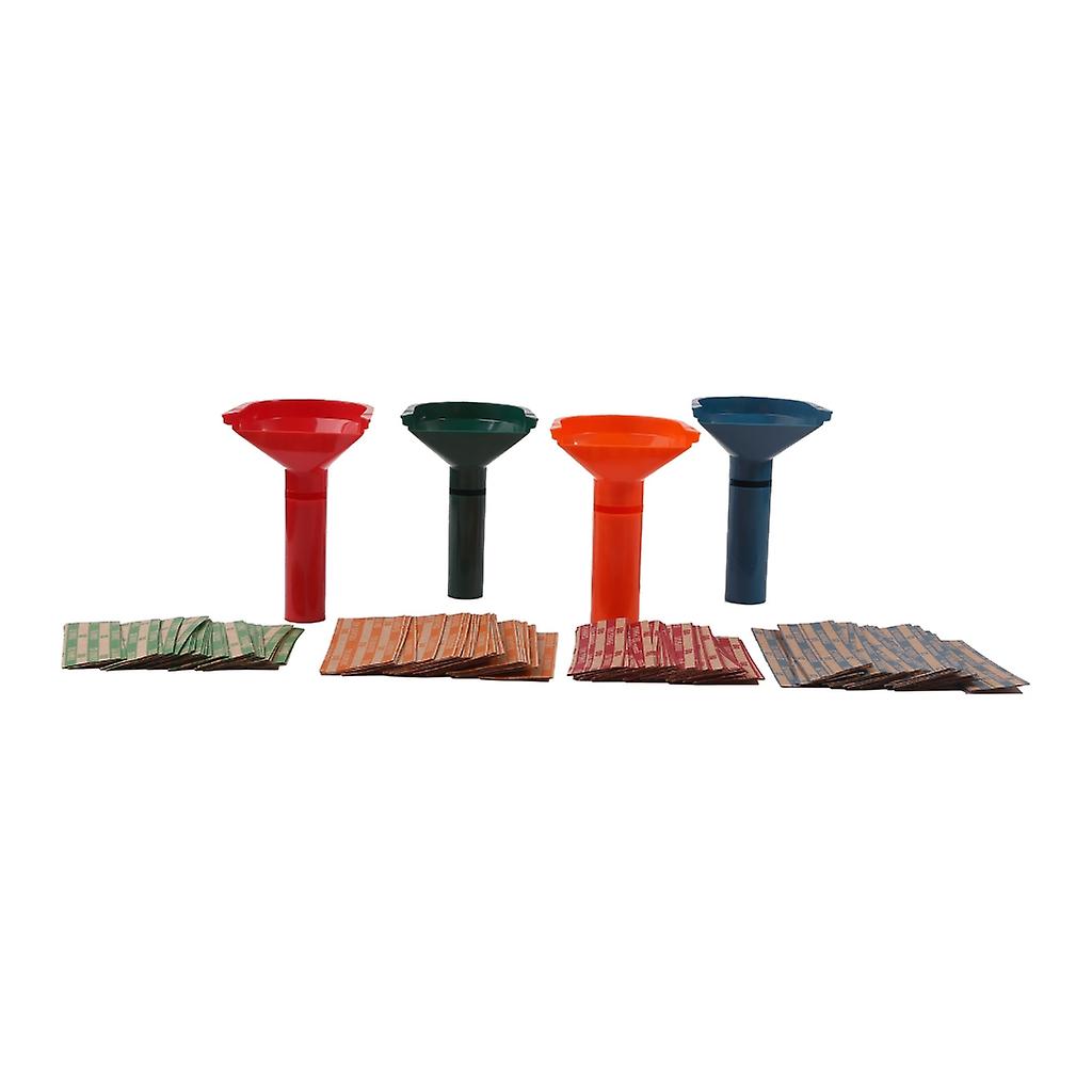 Σετ 4 τεμαχίων Coin Counter &; Coin Sorters Tubes Bundle 4 χρωμάτων για οικιακές διακοσμήσεις Ανθεκτικότητα Οικιακή χρήση