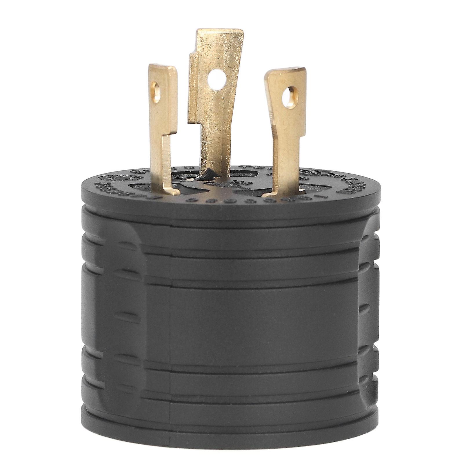 TT to RV Plug Industrial Generator Adapter Converter Plug Brass Contacts US Standard 125V 30A