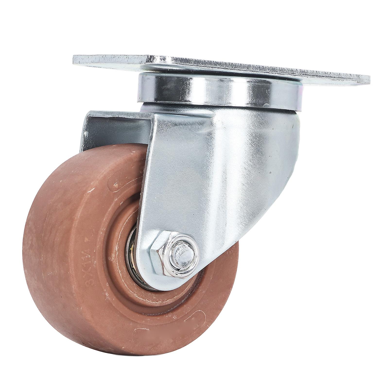 Replacement Office Chair Caster Wheel, 3in Universal Wheel Replacement Nylon High Temperature Resistance Caster for Industrial Cart Office Chair
