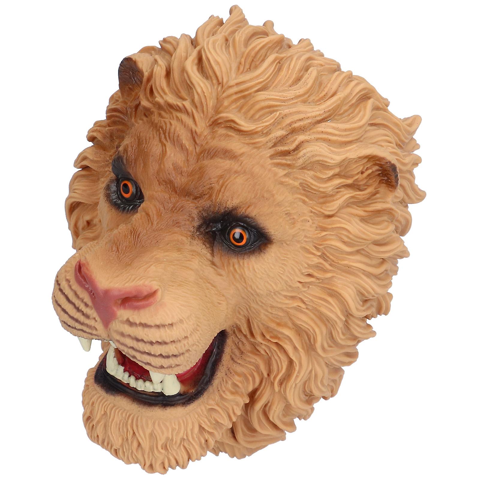 Soft PVC Lion Hand Puppet - Sturdy and Bendable for Fun Playtime