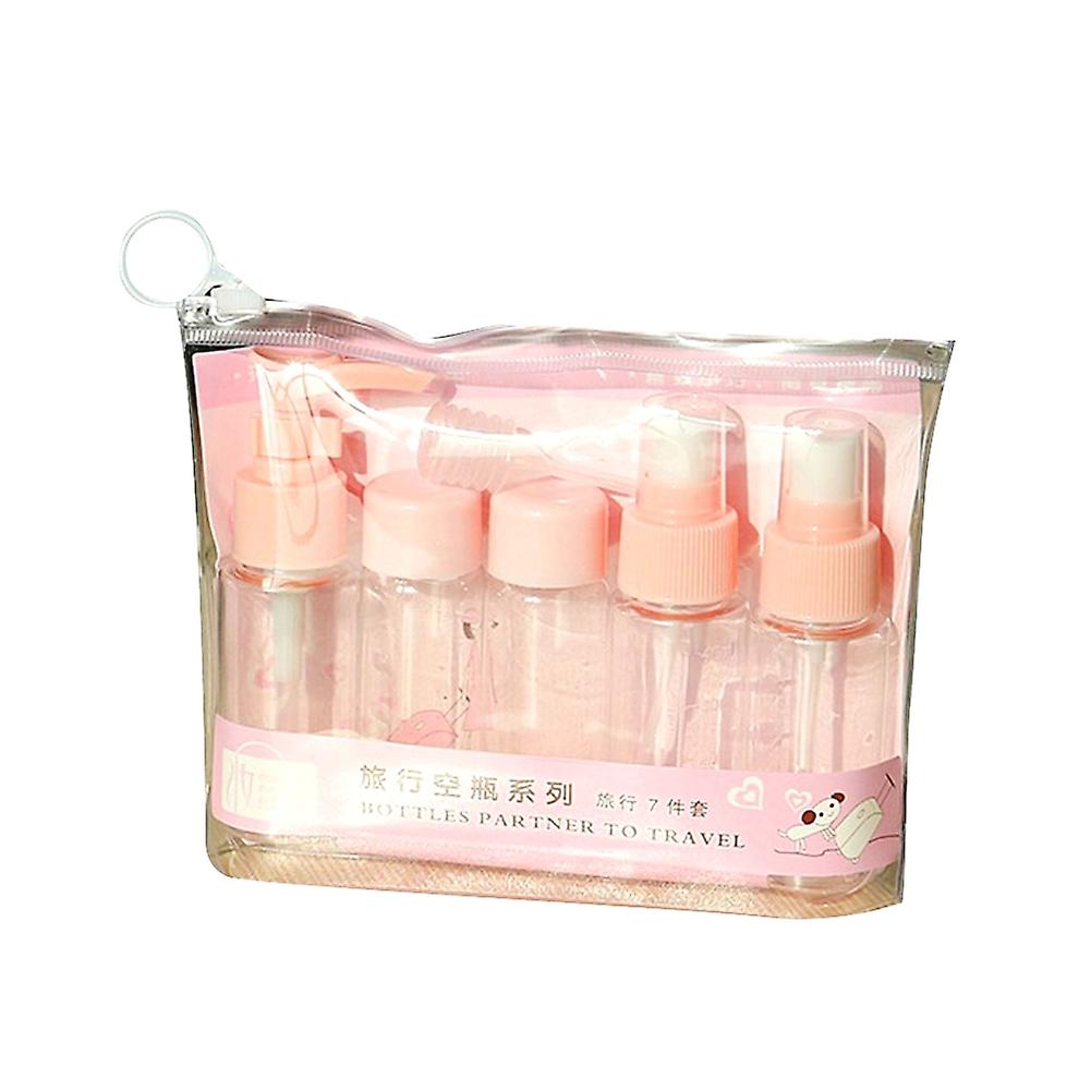 7Pcs 40ml Portable Empty Refill Travel Spray Bottle Makeup Container Atomizer