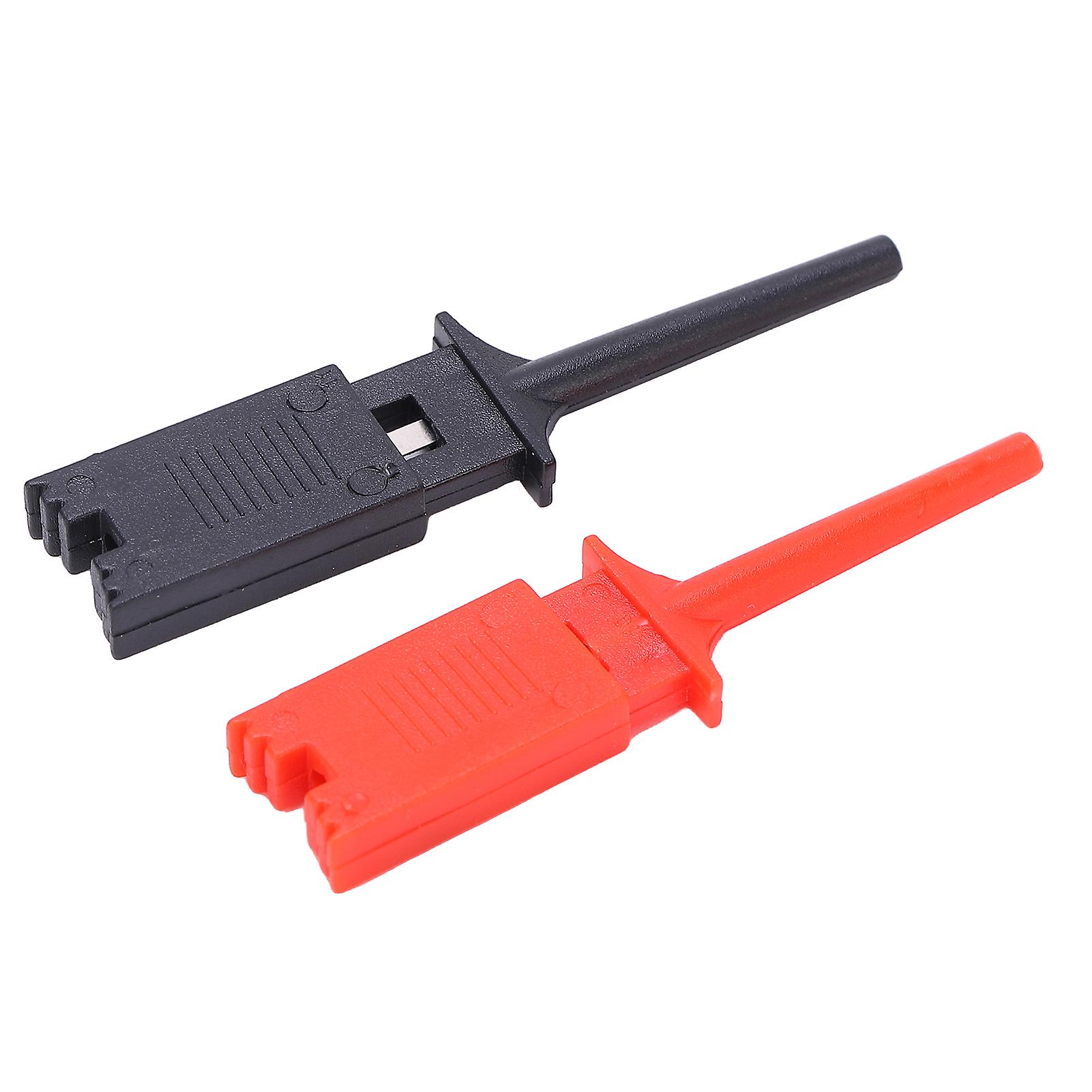 Flat Test Hook Clips Lightweight Flat Test Hook Probe Grabber for Electrical Testing
