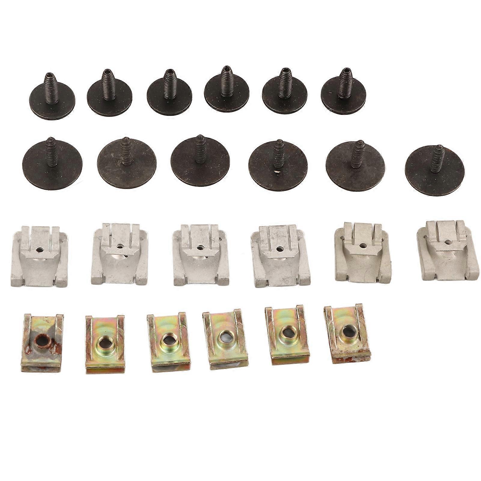 Replacement Metal Engine Case Cover Screws & Clips Set for E-Class W211 2002-2008