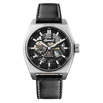 The vert Men's Automatic Analog Watch with Faux Leather Bracelet I14301