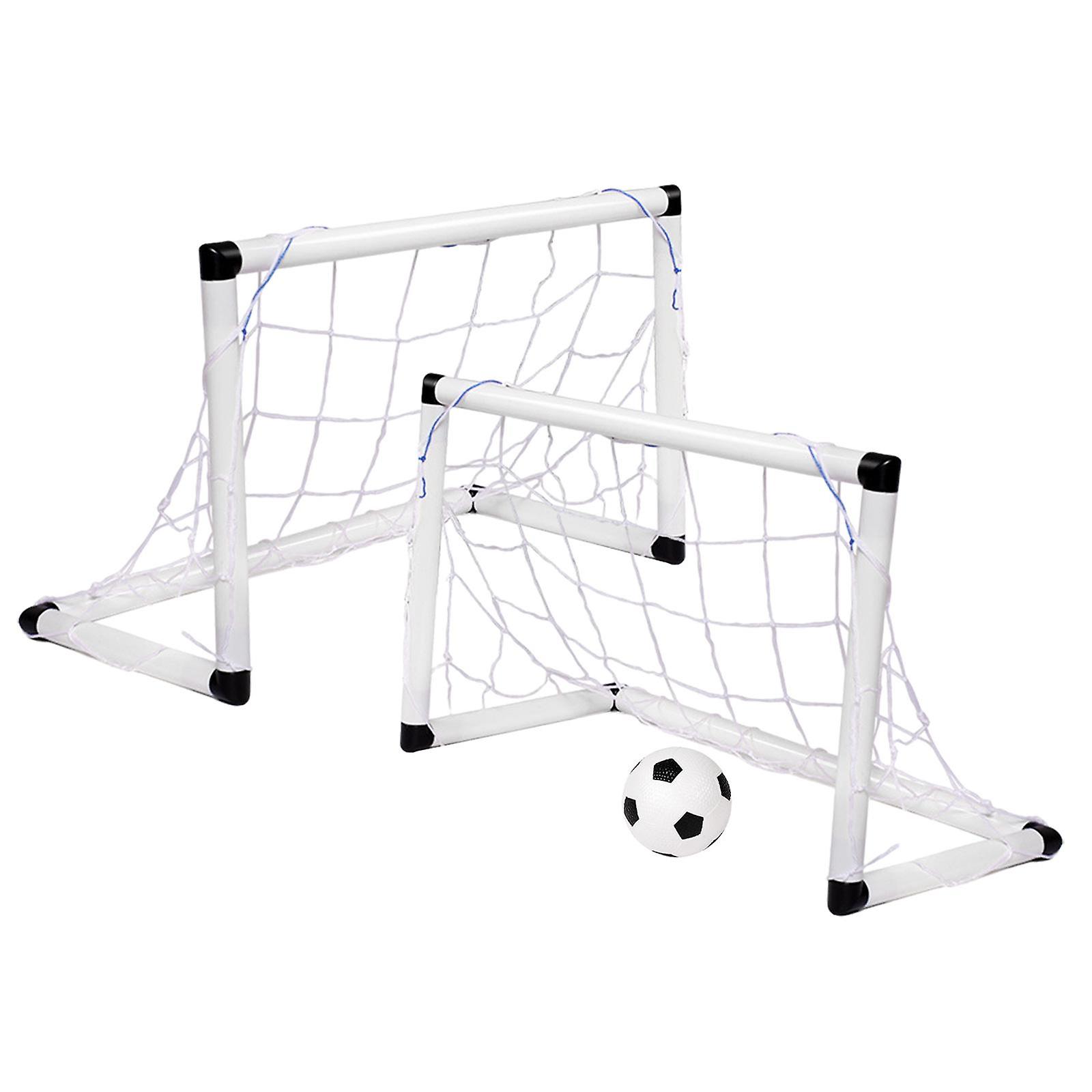 Kids Soccer Goals Mini Soccer Goals Set Practice Net Portable Football Net Football Goal Frame Training Soccer Ball for Beach