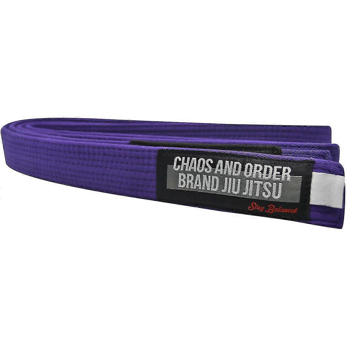 Chaos and Order Ceinture de Rang de Jiu-Jitsu Premium - Violet
