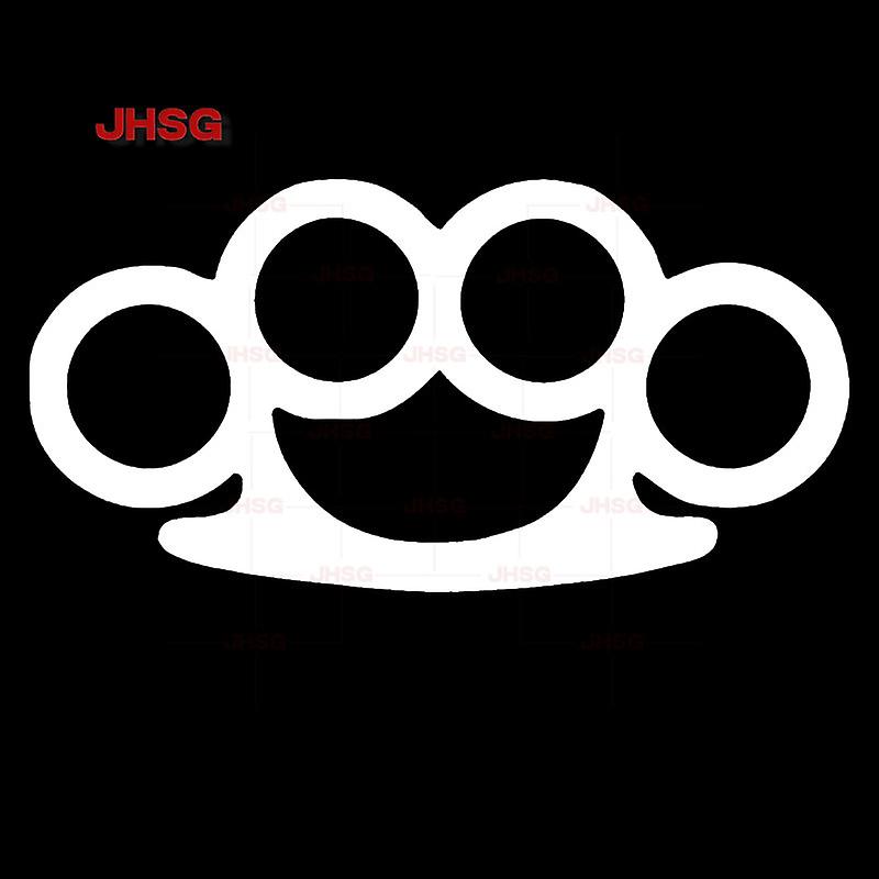 Brass Knuckles Vinyl Decal Sticker - JDM Style For Cars, Windows, Laptops