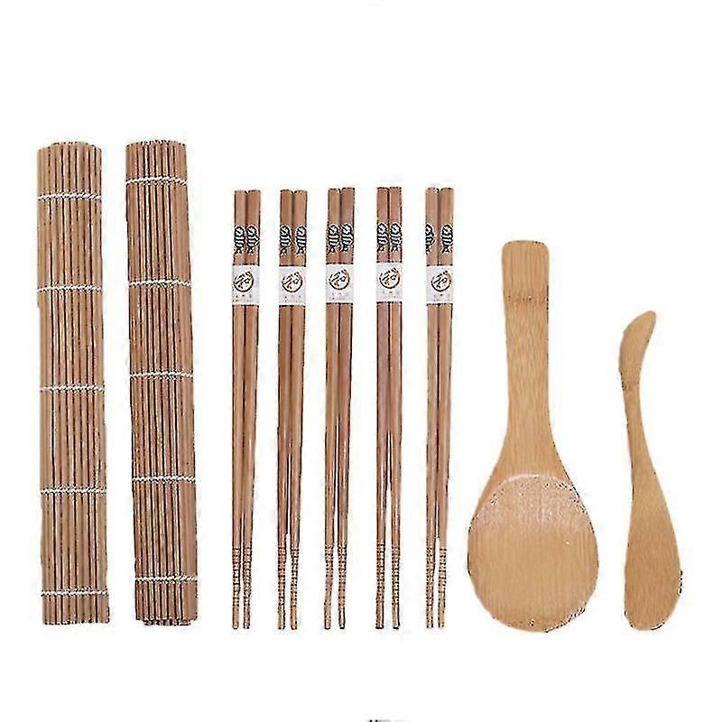 9pcs Kitchen Tableware, Sushi Mat