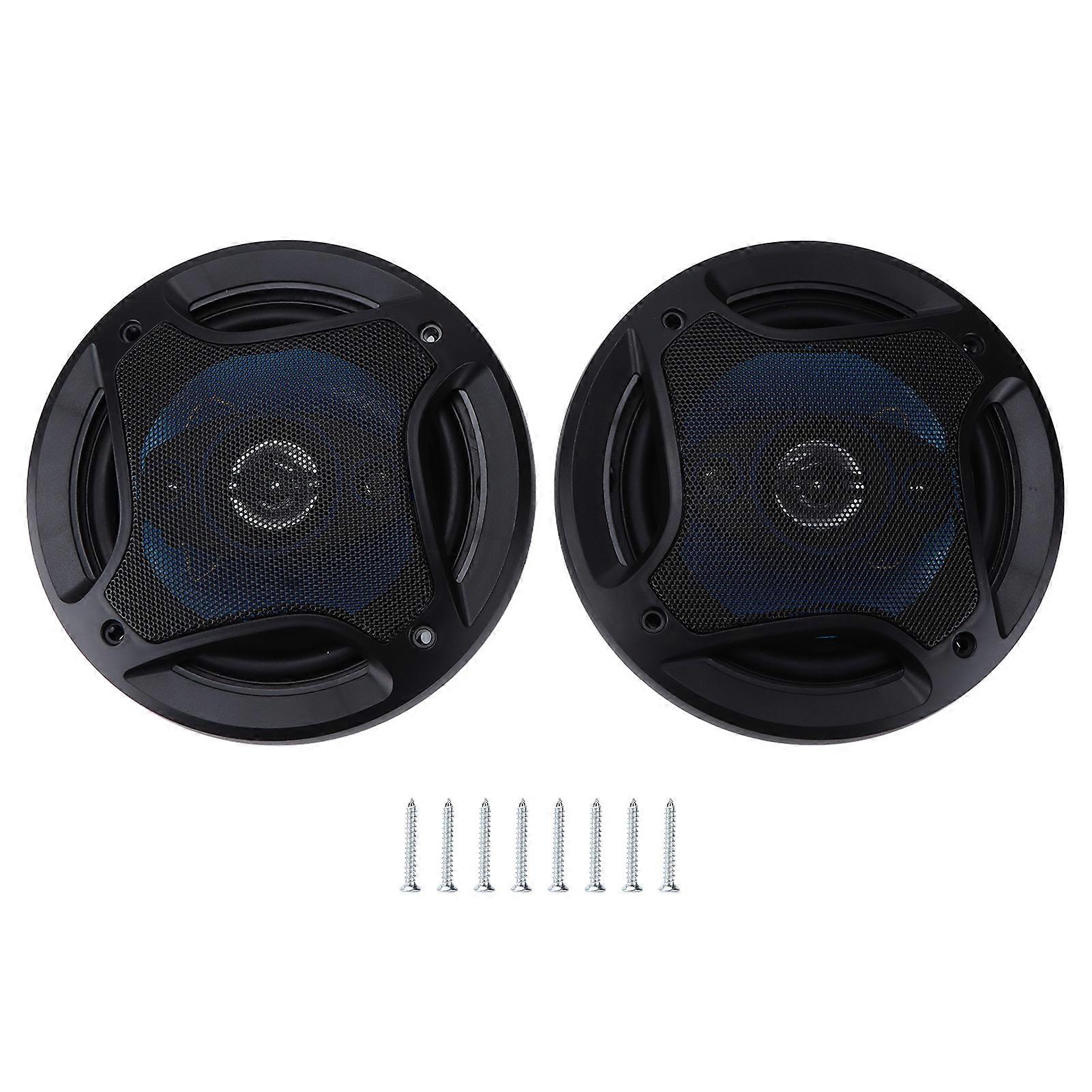 2PCS 6.5in Car Speaker Full Range 90DB 500W High Efficiency Loudspeaker Audio Sound System E2U011