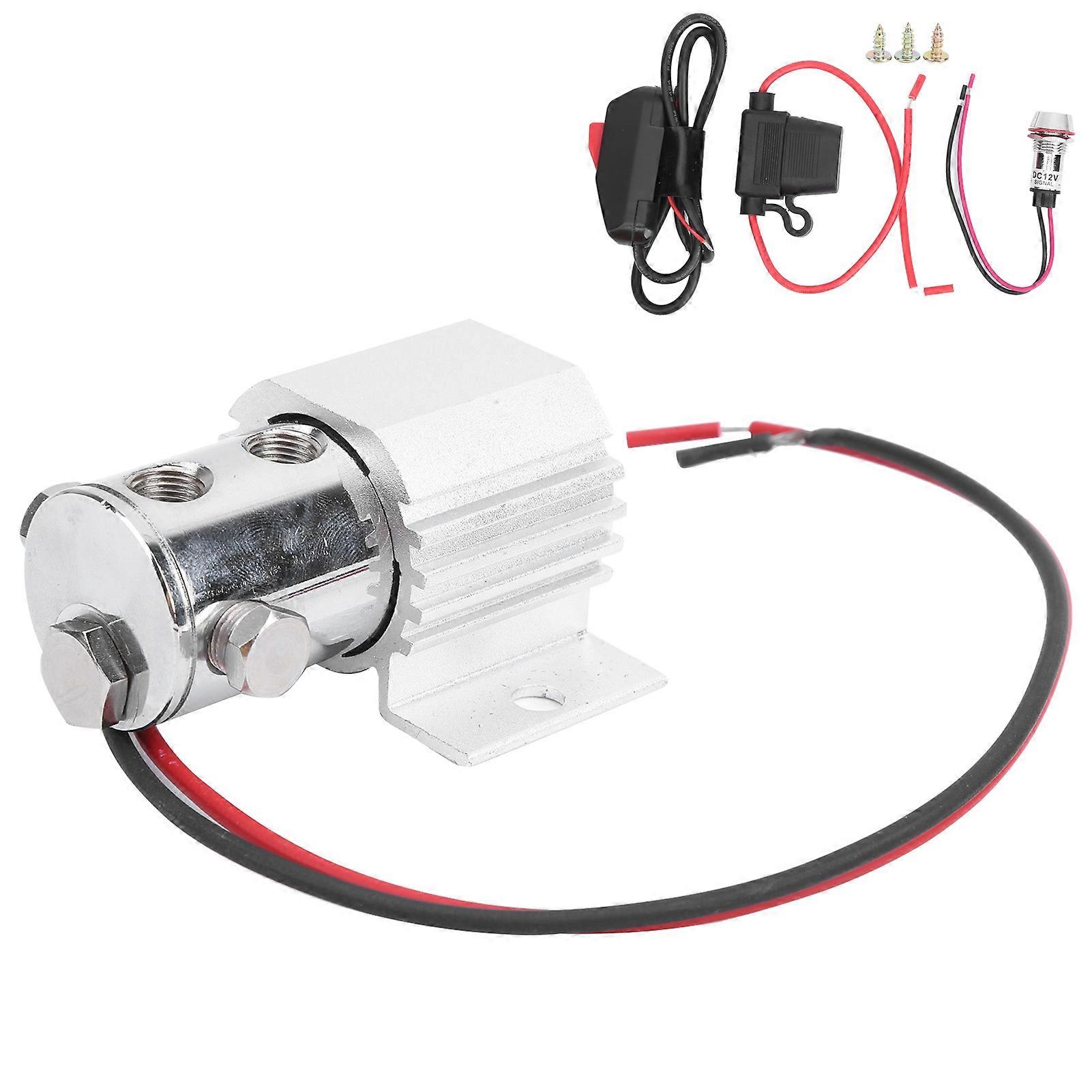 Front Brake Line Lock Kit Tyre Locker Heavy Duty Type Universal Roll Control Hill Holder Kit 1/8?27 NPTSilver