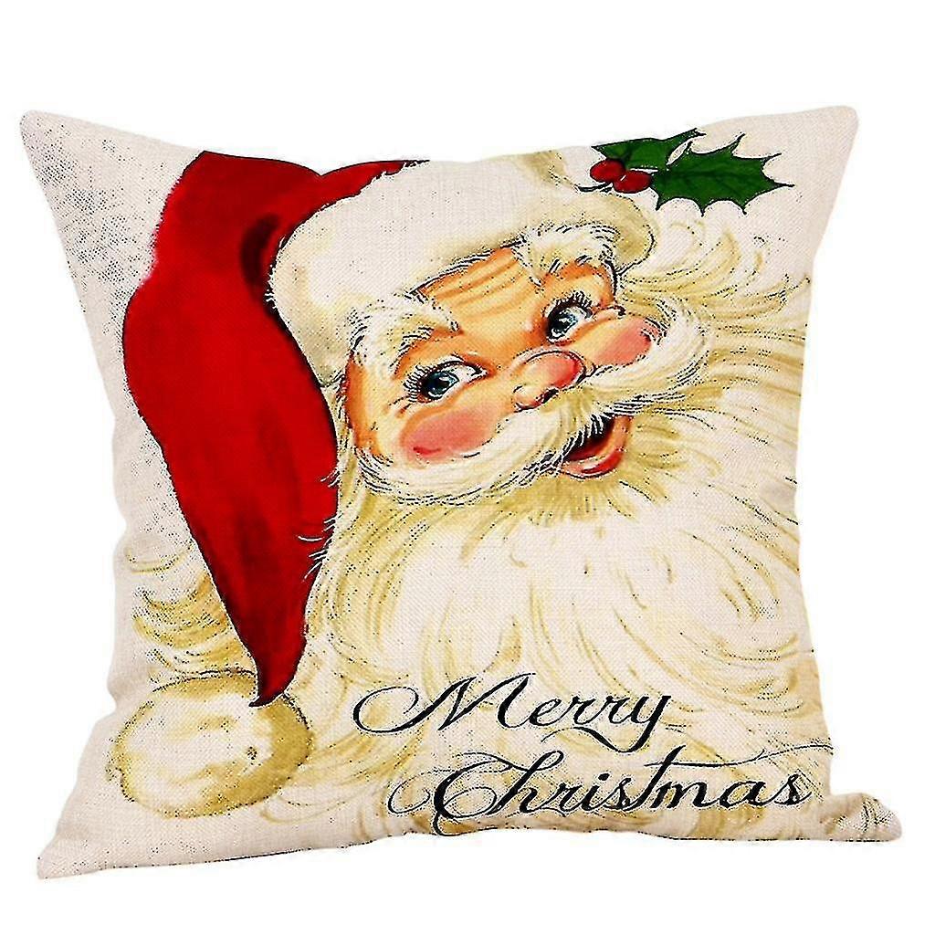 Julprydnader Ansiktslös dockkudde täcker jultomten örngott