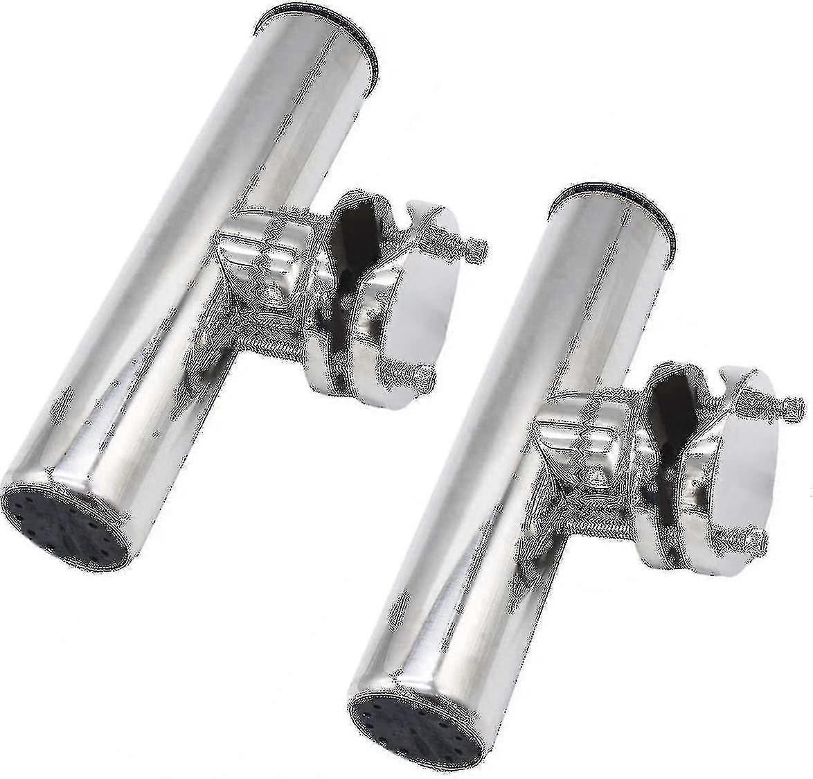 2 stuks railklem op hengelhouder voor boot