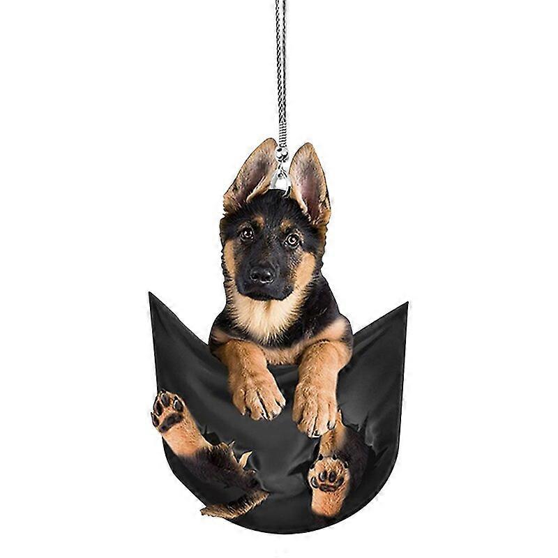 Car Pendant Practical Interior Ornament Hanging Mini Puppy Shape Car Hanging Toy Gift Car Decoration Accessories