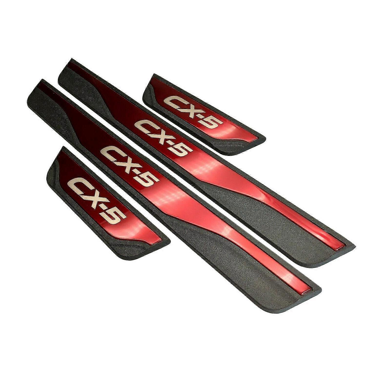Accesorii auto Placă de prag pentru prag pentru Mazda CX-5 2013-2023 Protecție prag pentru benzi de prag pentru prag