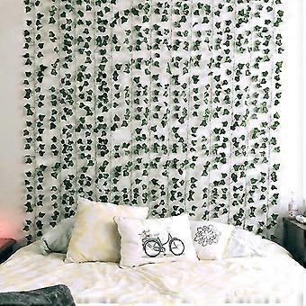 12 Stck Fake Efeu Fake Rattan, Silk Ivy Girlande Green Plant Artificial  Green Hanging Plant Vine, Geeignet fr Hochzeitswand, Partyraum, Home Kitch  | Fruugo DE