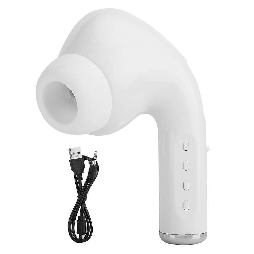 Giant Headphones Bluetooth Speaker Portable Wireless TWS Loudspeakers FM Radio Memory Card PlayingWhite NO.1949