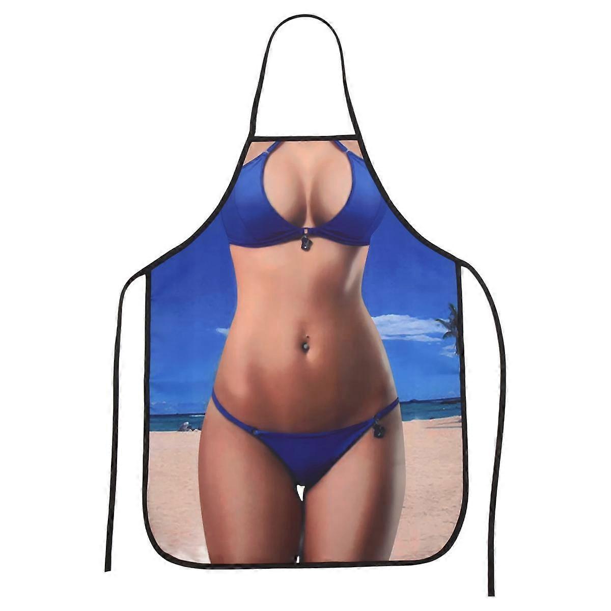 Sexy Kitchen Apron Funny Cooking Aprons (Beach Bikini)