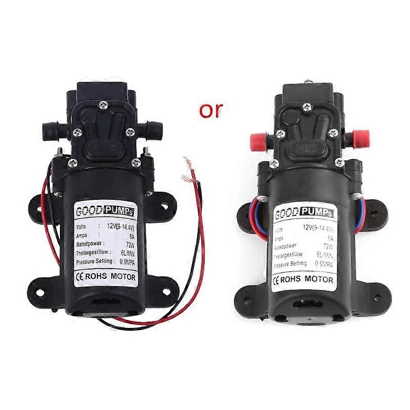 12V 72W High Pressure Micro Diaphragm Water Pump Automatic Switch Smart Type