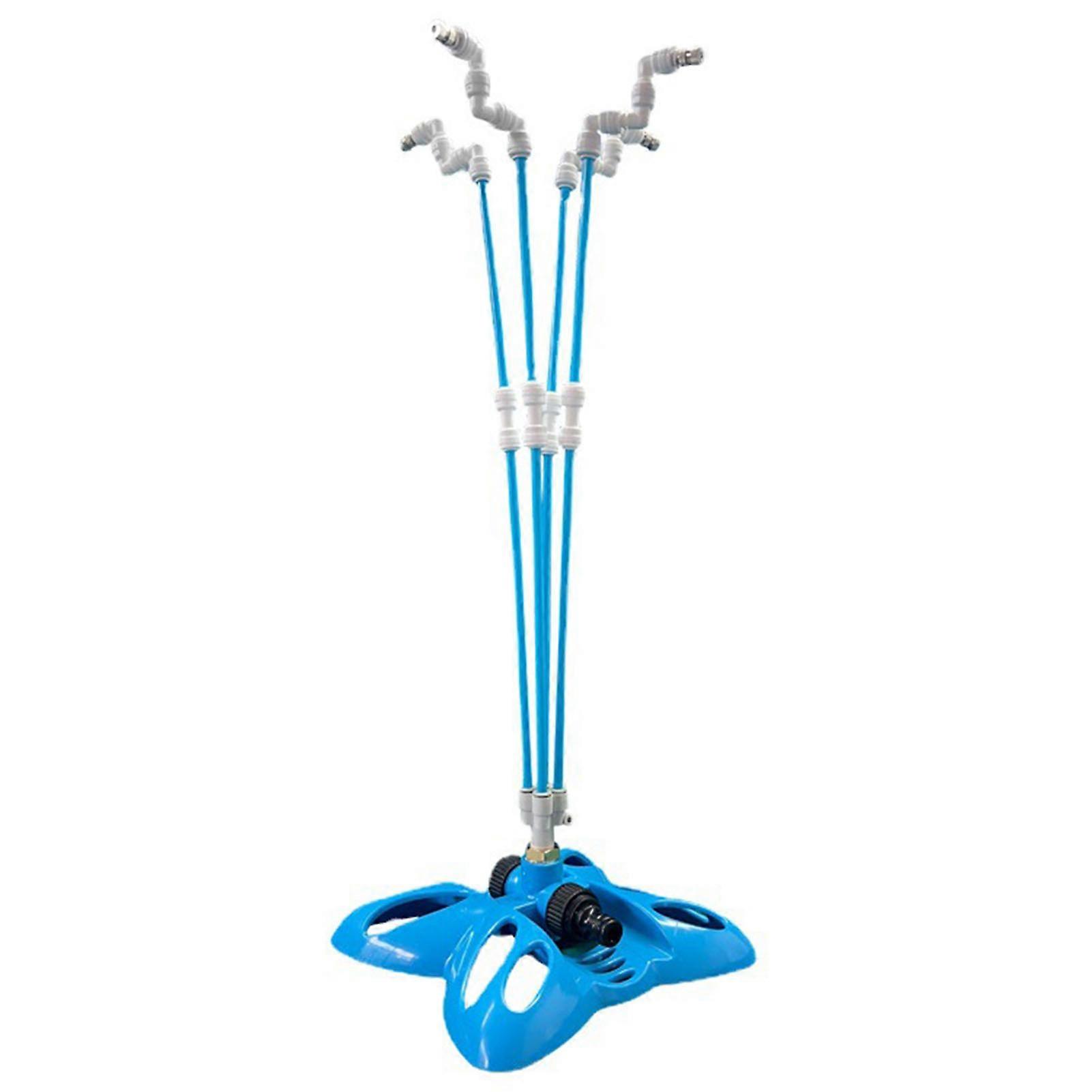 Outdoor Misting System with Independent and Flexible Multi-branch Spray Head to Adapt to Various Spray Angles for
