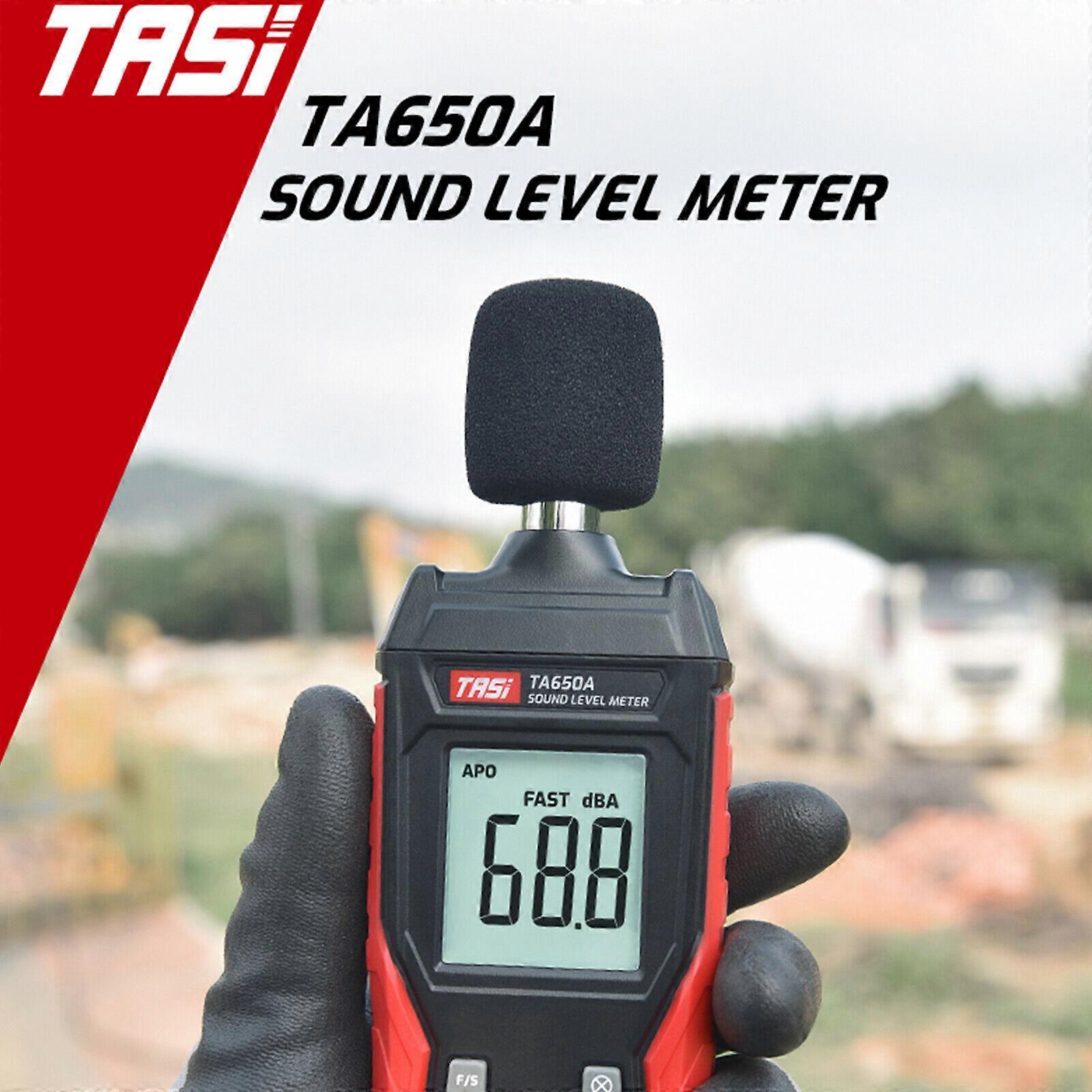 "TA650A High Precision Sound Level Meter 30-130dBA | Large HD Display & Auto Power Off"