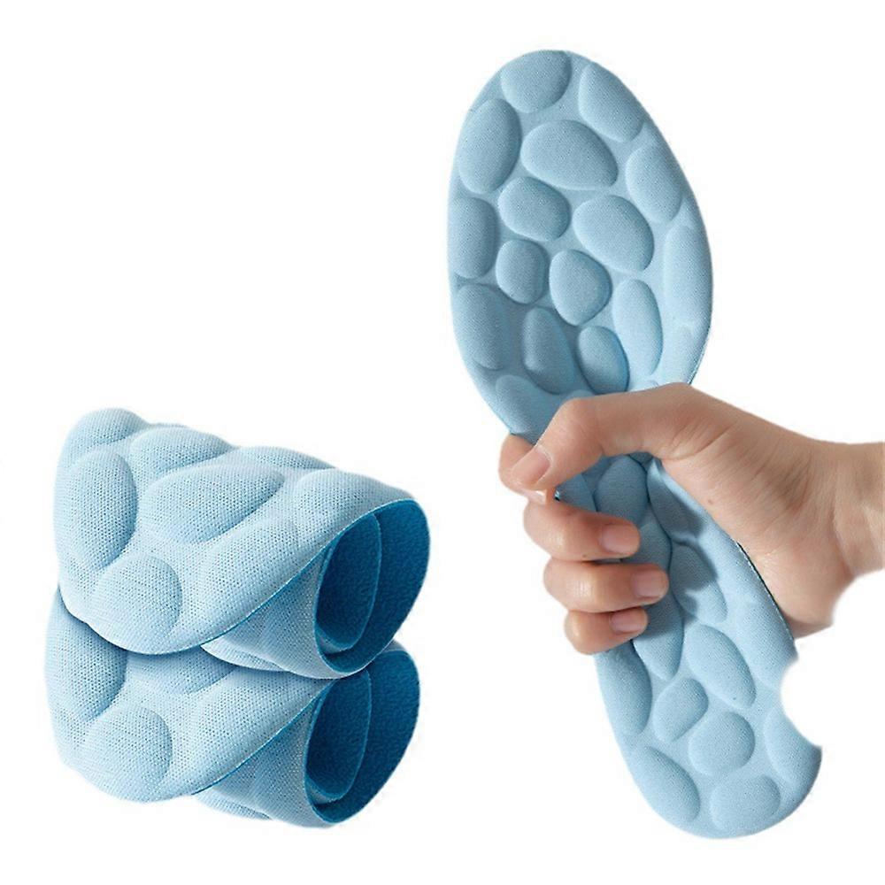 1/2pair Latex Sport Insoles for Men Women Soft High Elasticity Memory Foam Insoles