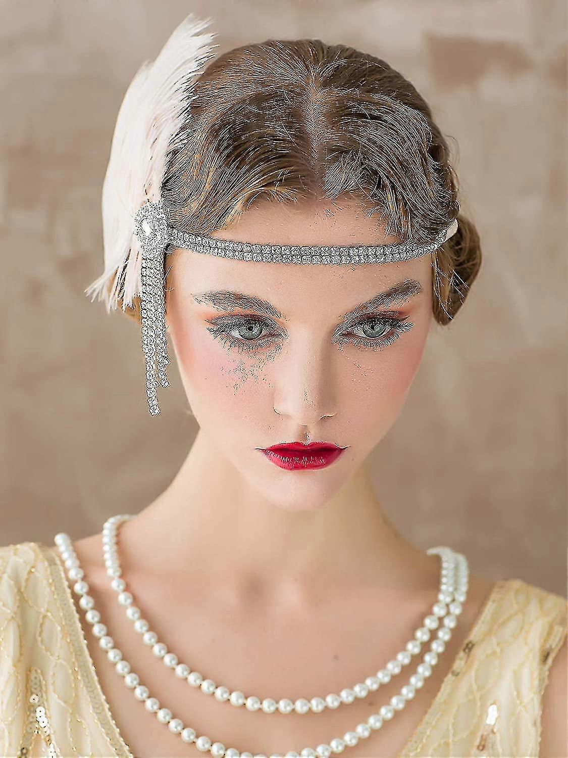 Flapper Headbands Womens 1920s Headpiece Great Gatsby Inspired