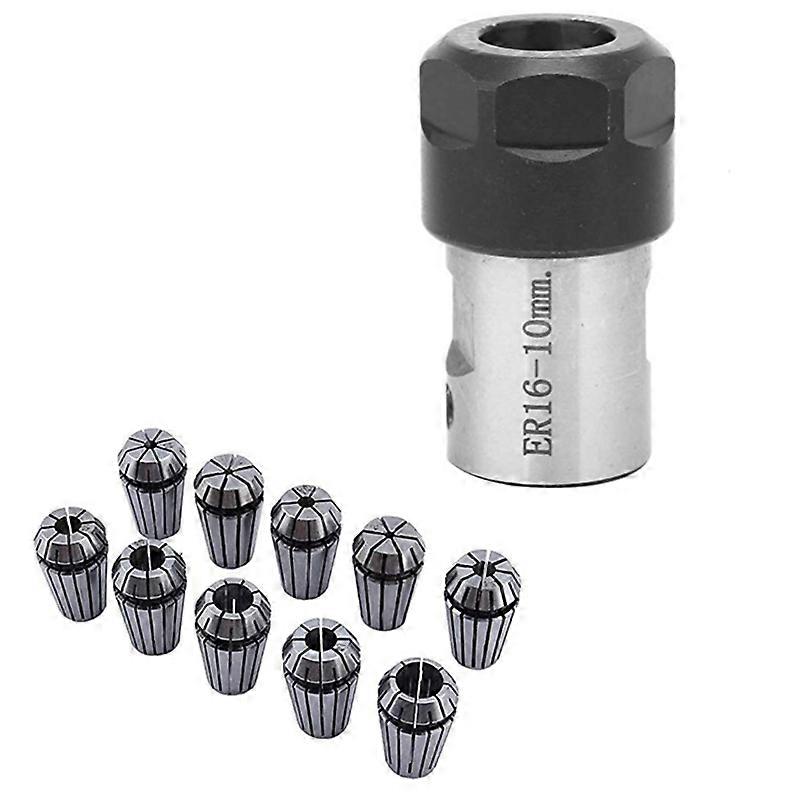 10PCS Άνοιξη Collet ER16 Collet Chuck Άξονας άξονα Execk Rod Spindle Collet Κάτοχος εργαλείων τόρνου I