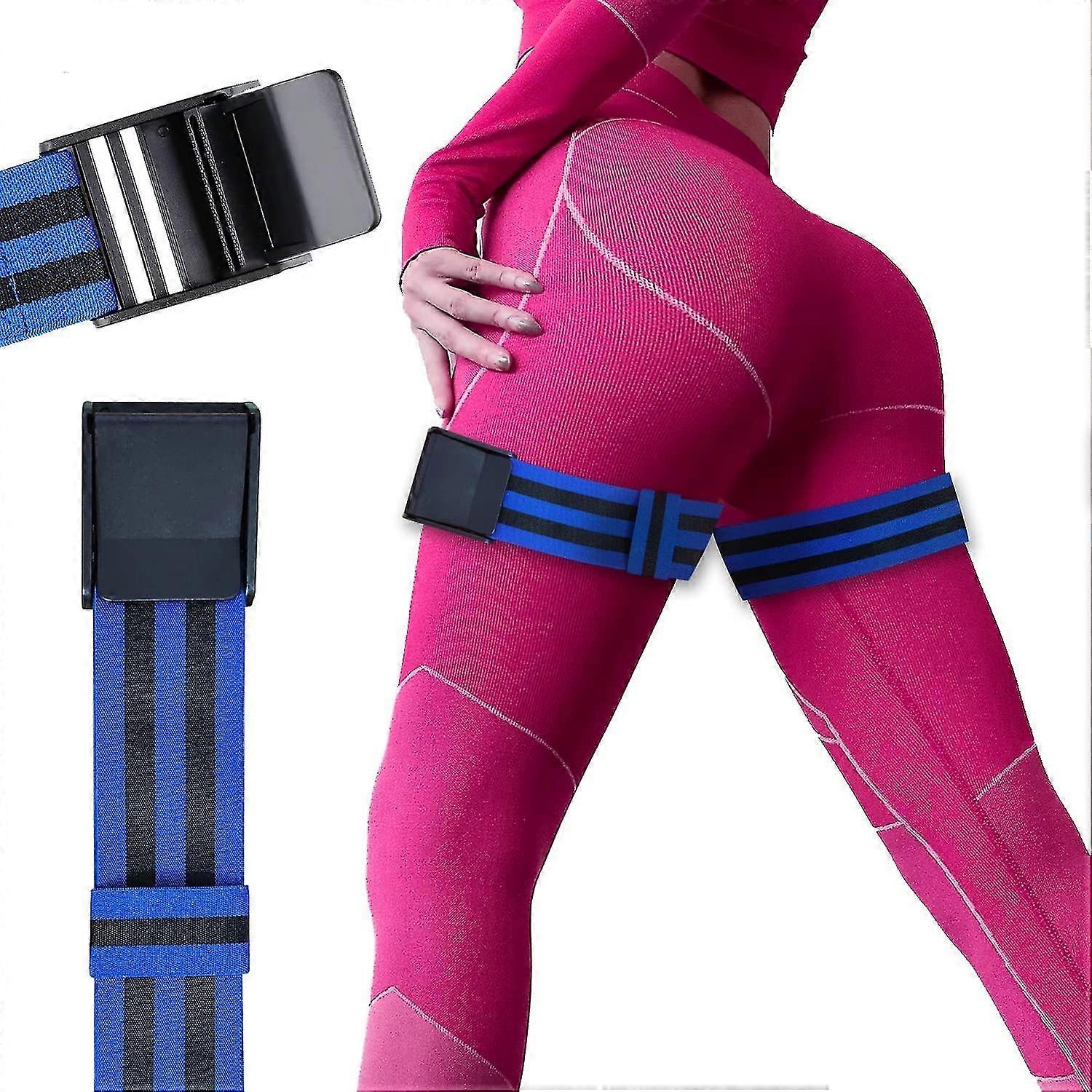 רצועות שלל, רצועות הגבלת זרימת דם לנשים / גברים, רצועות אימון Bfr מתכווננות לבניית ירכיים Glutes, רצועות התנגדות לחסימה למאמץ