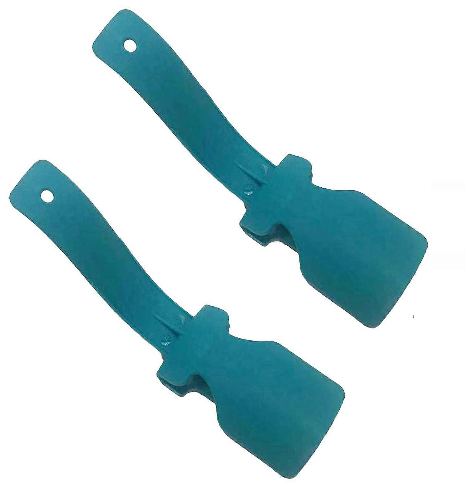 2 PCS Shoe Horn Lazy Shoes Helper Slider Easy On Shoes Plastic Shoehorn for Men, Women and Kids