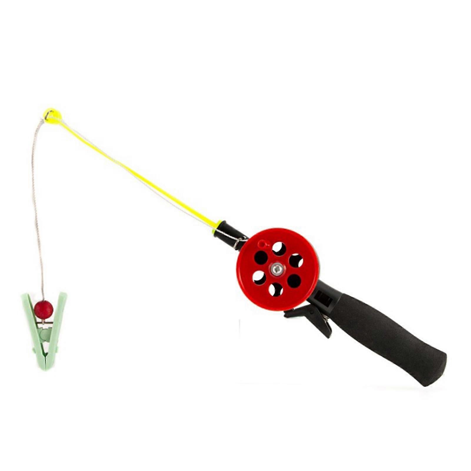 Kaesi Fishing Rod Mini Non-slip Handle Portable Reliable Kids Fishing Rod for Outdoor