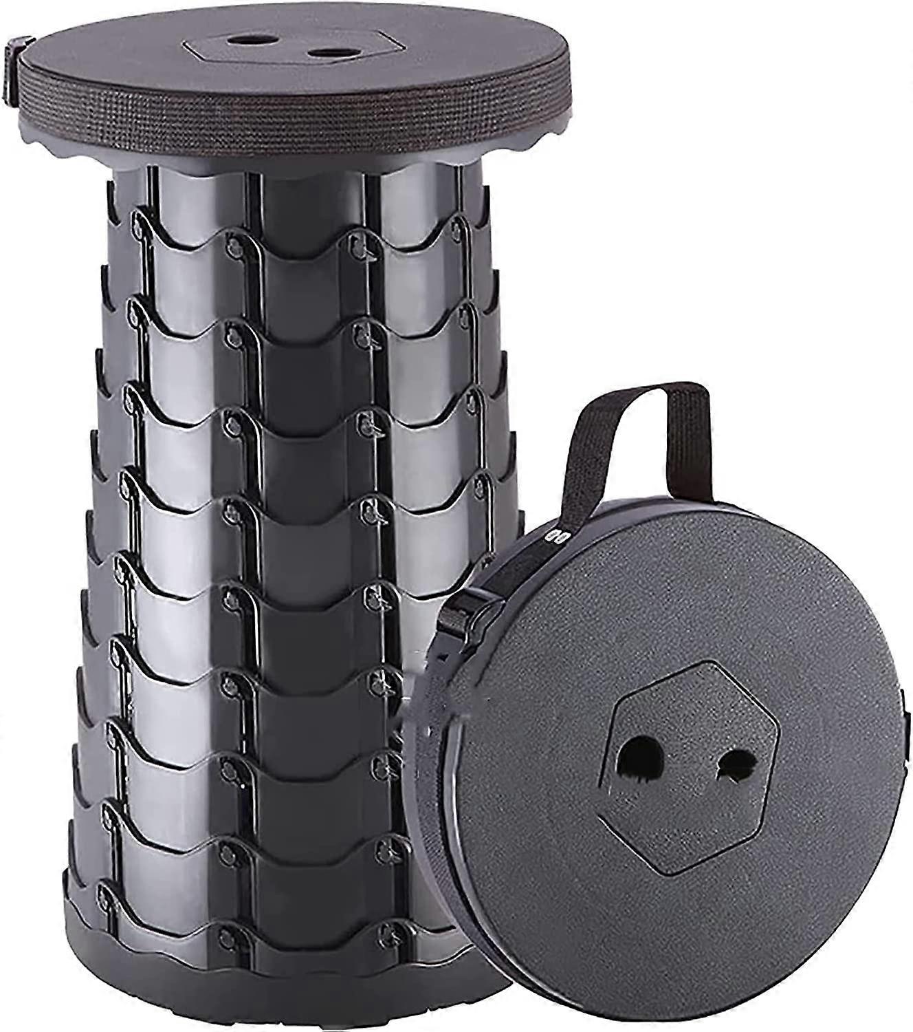 Portable Folding Chair Stool(Black)