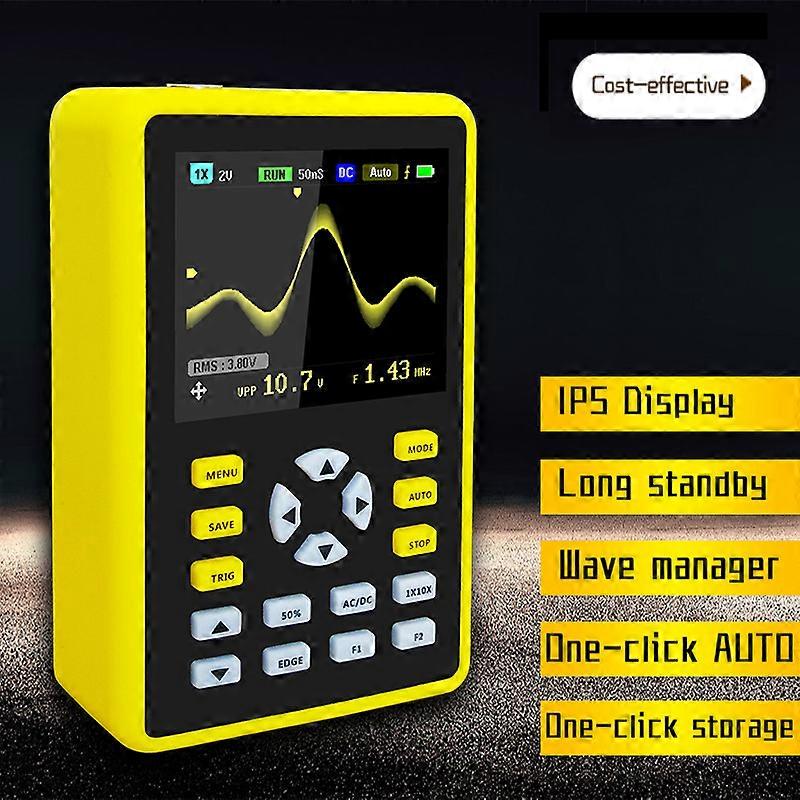 -5012H 2.4-inch Screen Digital Oscilloscope 500MS/s Sampling Rate 100MHz Analog Bandwidth Support Waveform Storage