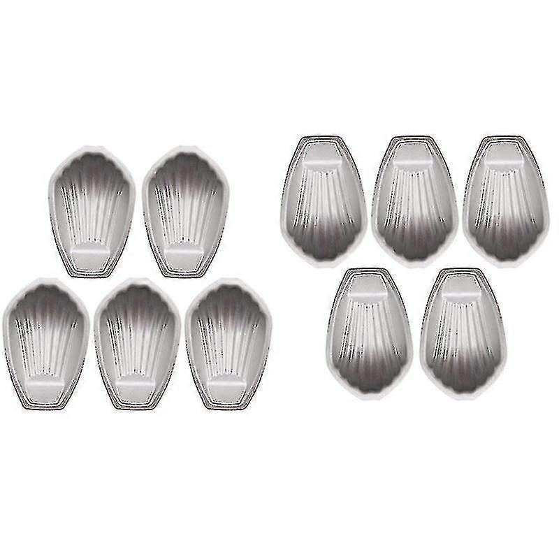 Baking Mold 10pcs Shell-shaped Cake Pan Non-stick Madeleine Cake Mold