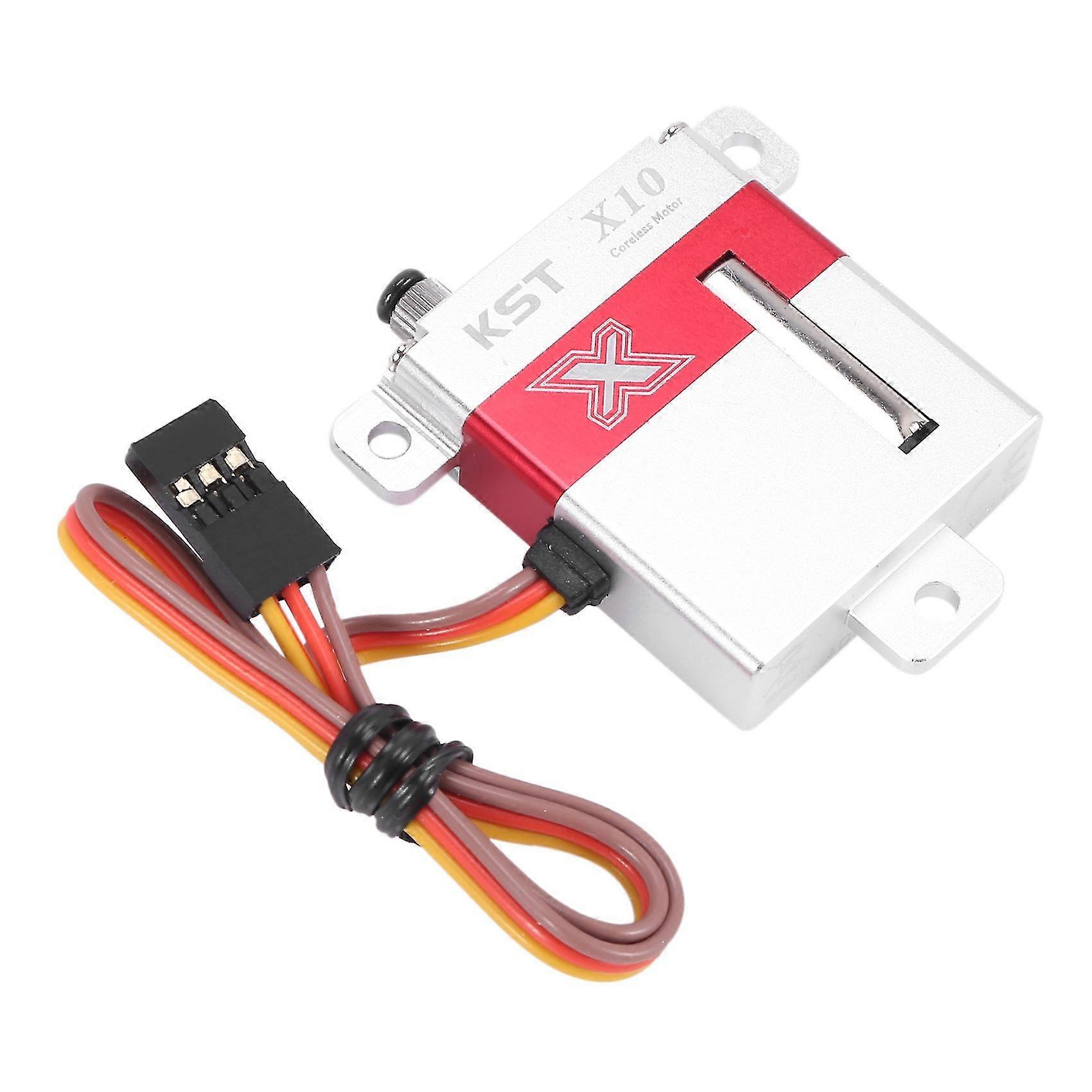 X10 Metal Gear Servo UAV à voilure fixe haute pression et à couple élevé modèle d’avion Steering Gear