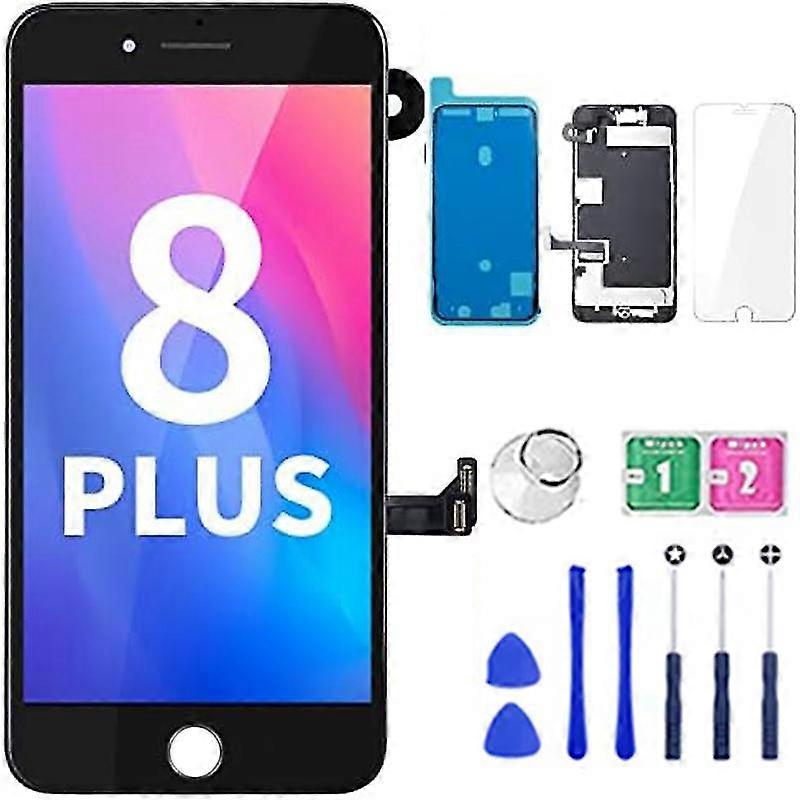 Parti di riparazioneDisplay completo compatibile Iphone 7 8 Plus 6S 6Splus schermo LCD di ricambio completo Frame Assembly con fotocamera frontale + ricevitore del telefono-ZC