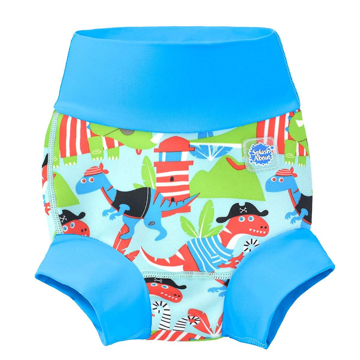 thumbnail image 2 of Splash About Happy Nappy Swim Diaper - Reusable Neoprene Diaper For Babies 12-24 Months, Award-Winning Leak Protection 2 of 12